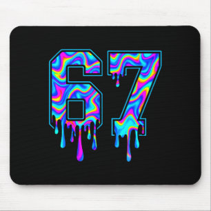 Swirl Six Seven Drip 6 7 Meme Gen Alpha Slang  Mouse Pad