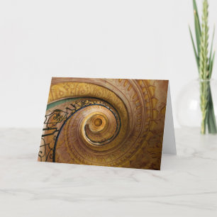 Swirl Staircase Pattern Card