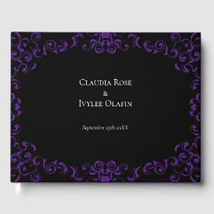 SWIRL TEMPLATE GUEST BOOK