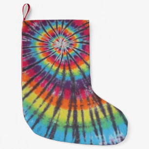 Swirl Tie Dye Small Christmas Stocking