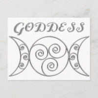 Swirl Triple Goddess Symbol