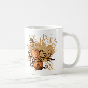 Swirl Violin   Mug