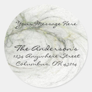 Swirled Abstract Background Return Address Labels
