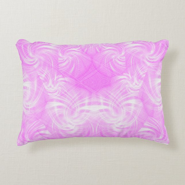Swirled Pink Pillow (Front)