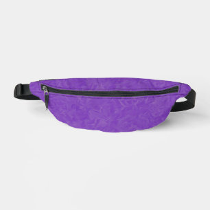 Swirled Shades of Purple Abstract Art Pattern Fanny Pack