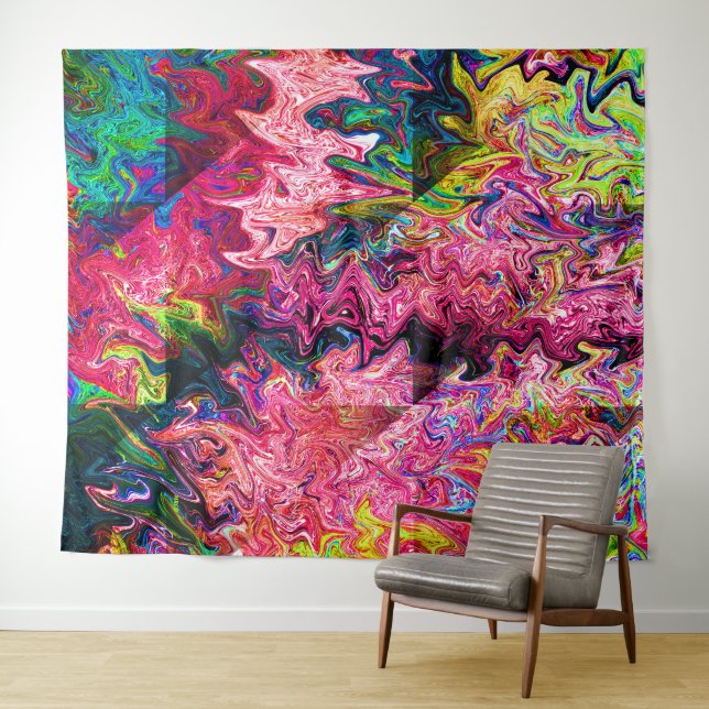 Swirlin' Squigglies..... Tapestry (In Situ (Horizontal))
