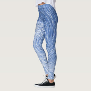Swirling Blue...... Leggings