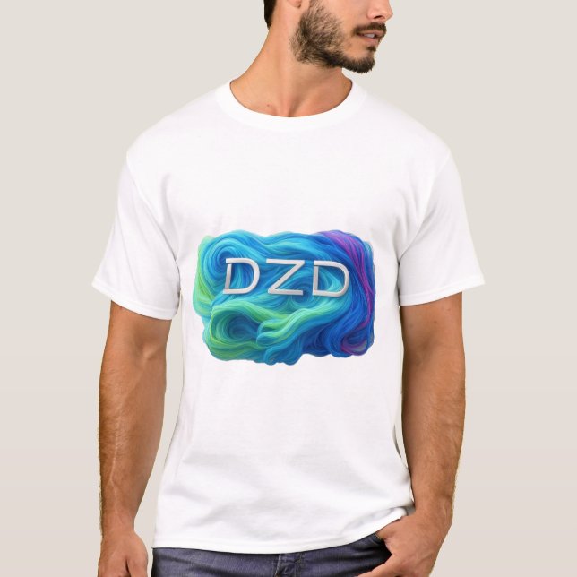 Swirling Colours DZD Logo T-Shirt (Front)