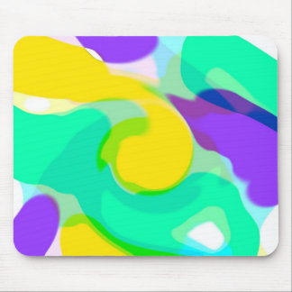 Swirling colours mousepad
