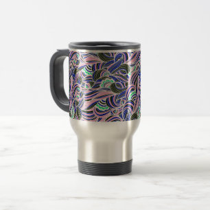 Swirling Colours Travel Mug