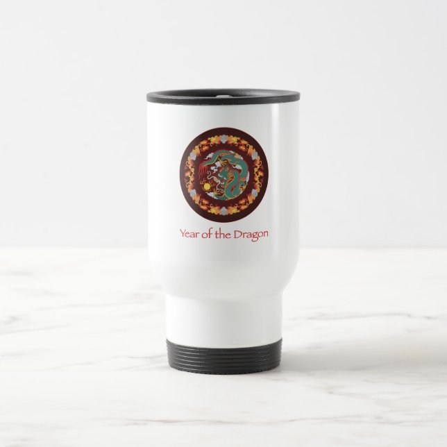 Swirling Dragon Travel Mug (Center)