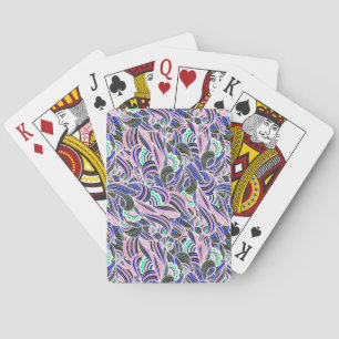 Swirling Floral Playing Cards