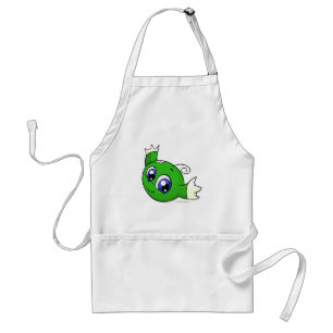 Swirling green kiko standard apron