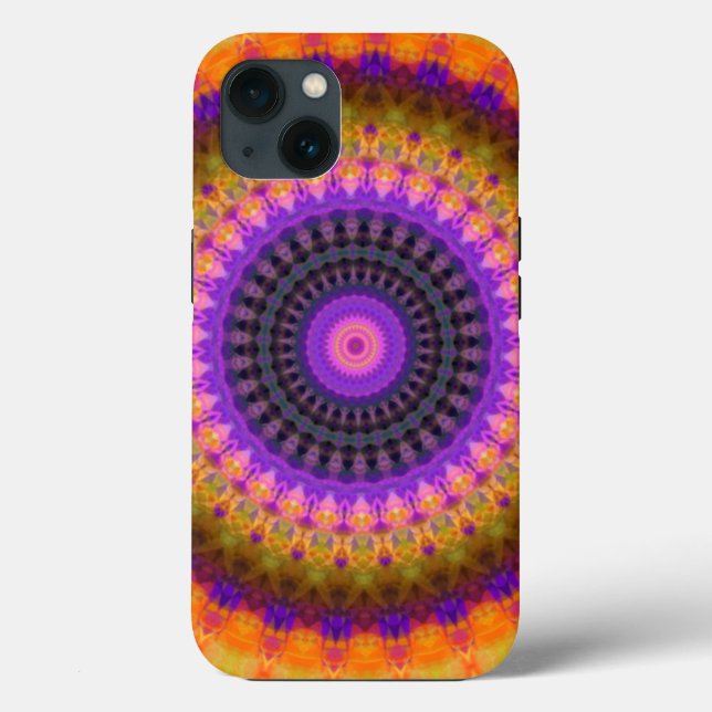 Swirling Kaleidoscope of Colours Case-Mate iPhone Case (Back)