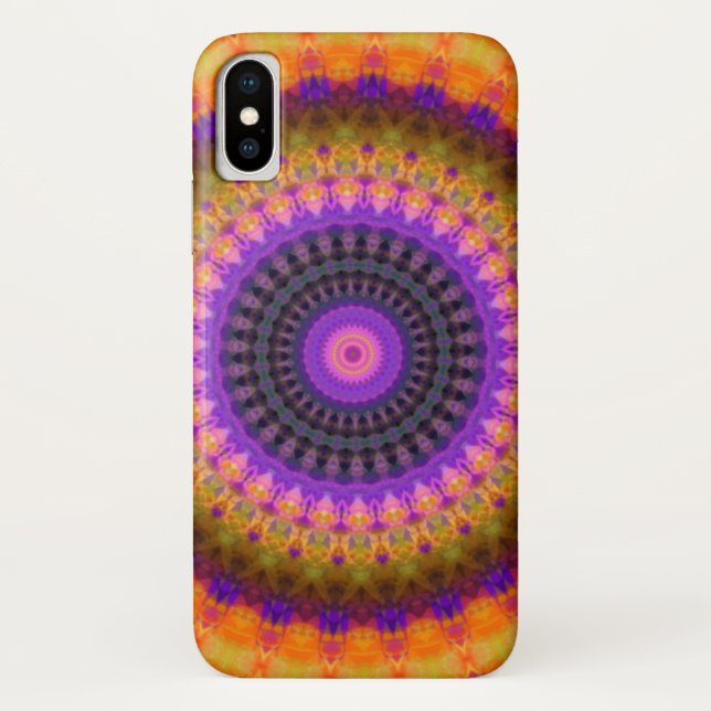 Swirling Kaleidoscope of Colours Case-Mate iPhone Case (Back)