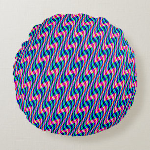 Swirling Lines...... Round Pillow