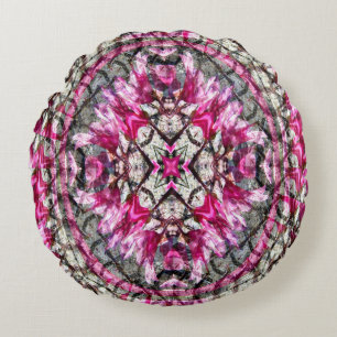 Swirling Magnolias....... Round Pillow