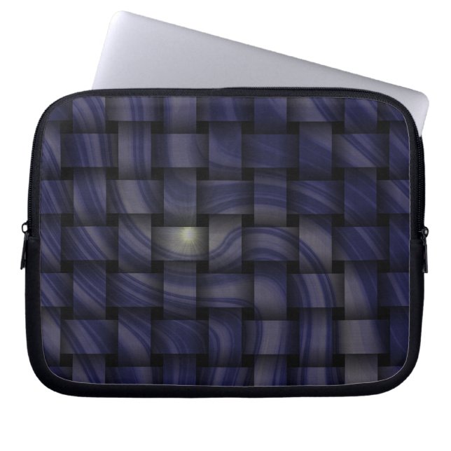 Swirling Night Sky Laptop Sleeve (Front)