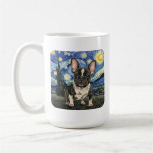 Swirling Night Sky Painting–Inspired Dog Art Coffee Mug