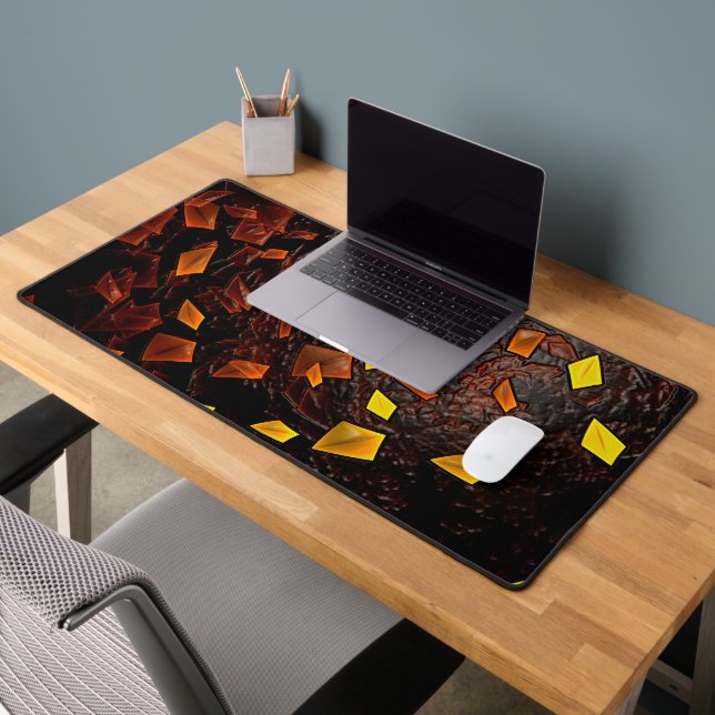 Swirling Papers Desk Mat (Office 2)