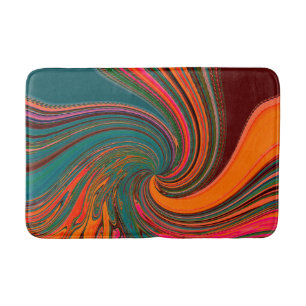 Swirling Party...... Bath Mat