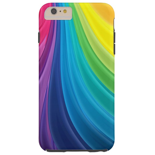 Swirling Rainbow Abstract Case-Mate iPhone Case (Back)