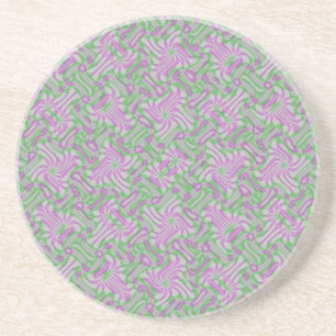 Swirling Rosettes Coaster