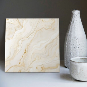 Swirling Sands Serene Soothing Faux Marble Tile