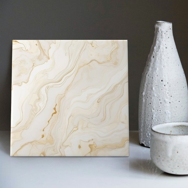 Swirling Sands Serene Soothing Faux Marble  Tile (Creator Uploaded)