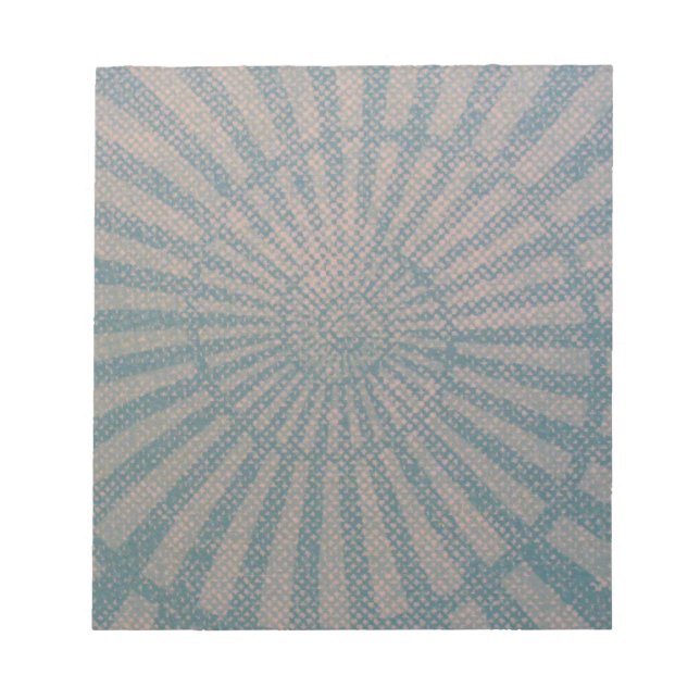 Swirling Sea Shell Notepad (Front)