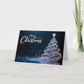 Swirling Sparkle Tree – Christmas Card