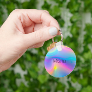 Swirling Spectrum Keychain