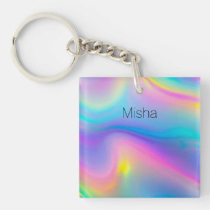Swirling Spectrum Keychain