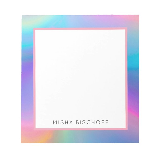 Swirling Spectrum Notepad (Front)