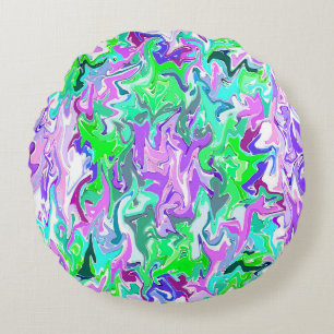 Swirling Spring..... Round Pillow
