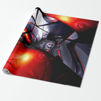 Swirling Venom Abstract Wrapping Paper