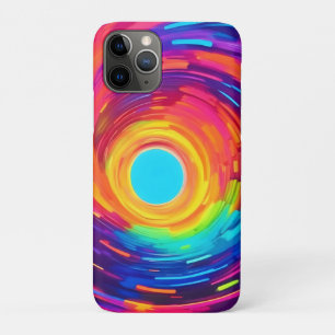 Swirling Vortex Abstract Art iPhone 11 Pro Case