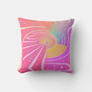 Swirling Vortex Decorative Throw Pillow