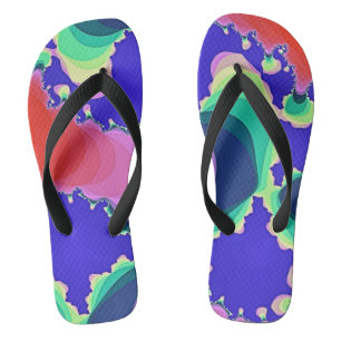 SWIRLING WATER FLIP FLOPS