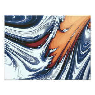 SWIRLING WATER PHOTO PRINT
