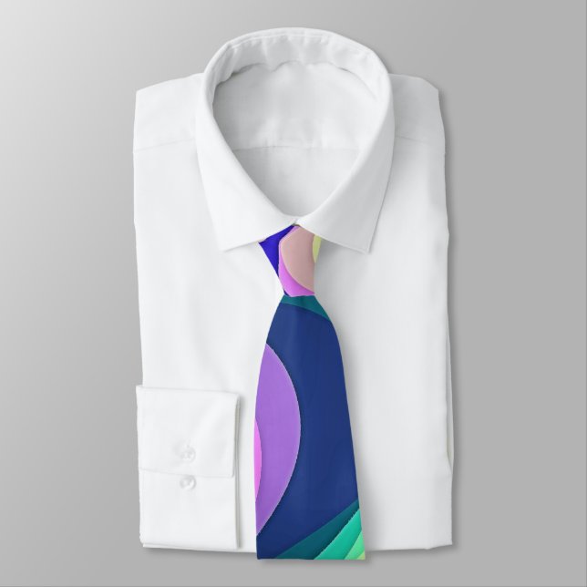 SWIRLING WATER TIE (Tied)