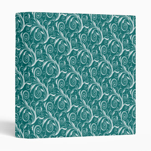Swirls 3 Ring Binder