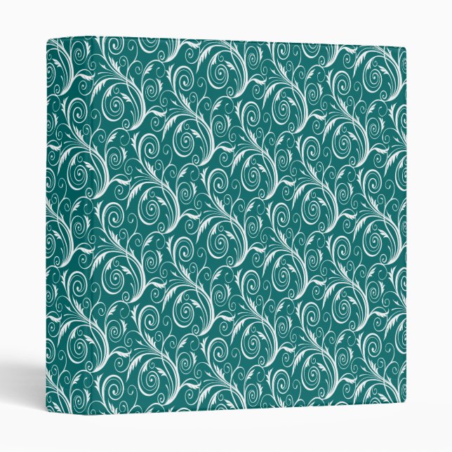 Swirls 3 Ring Binder (Front/Spine)