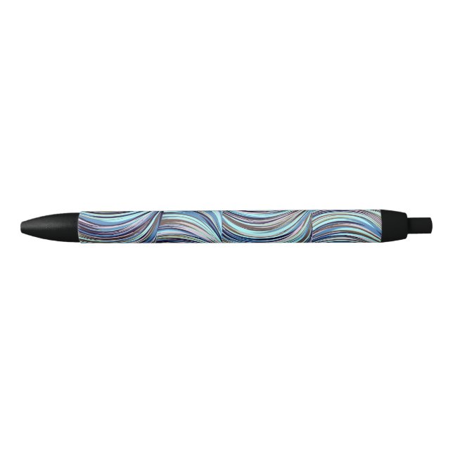 Swirls Black Ink Pen (Front)