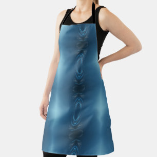 Swirls Blue Apron