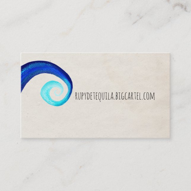 Swirls business cards (Front)