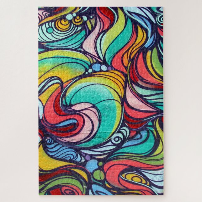 swirls extreme jigsaw puzzle (Vertical)
