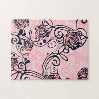 Swirls & Flowers Jigsaw Puzzle