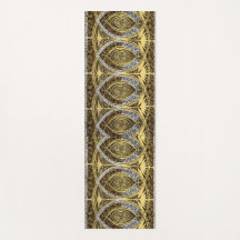 swirls in gold silver and onyx print