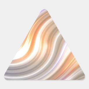Swirls in Motion Triangle Sticker